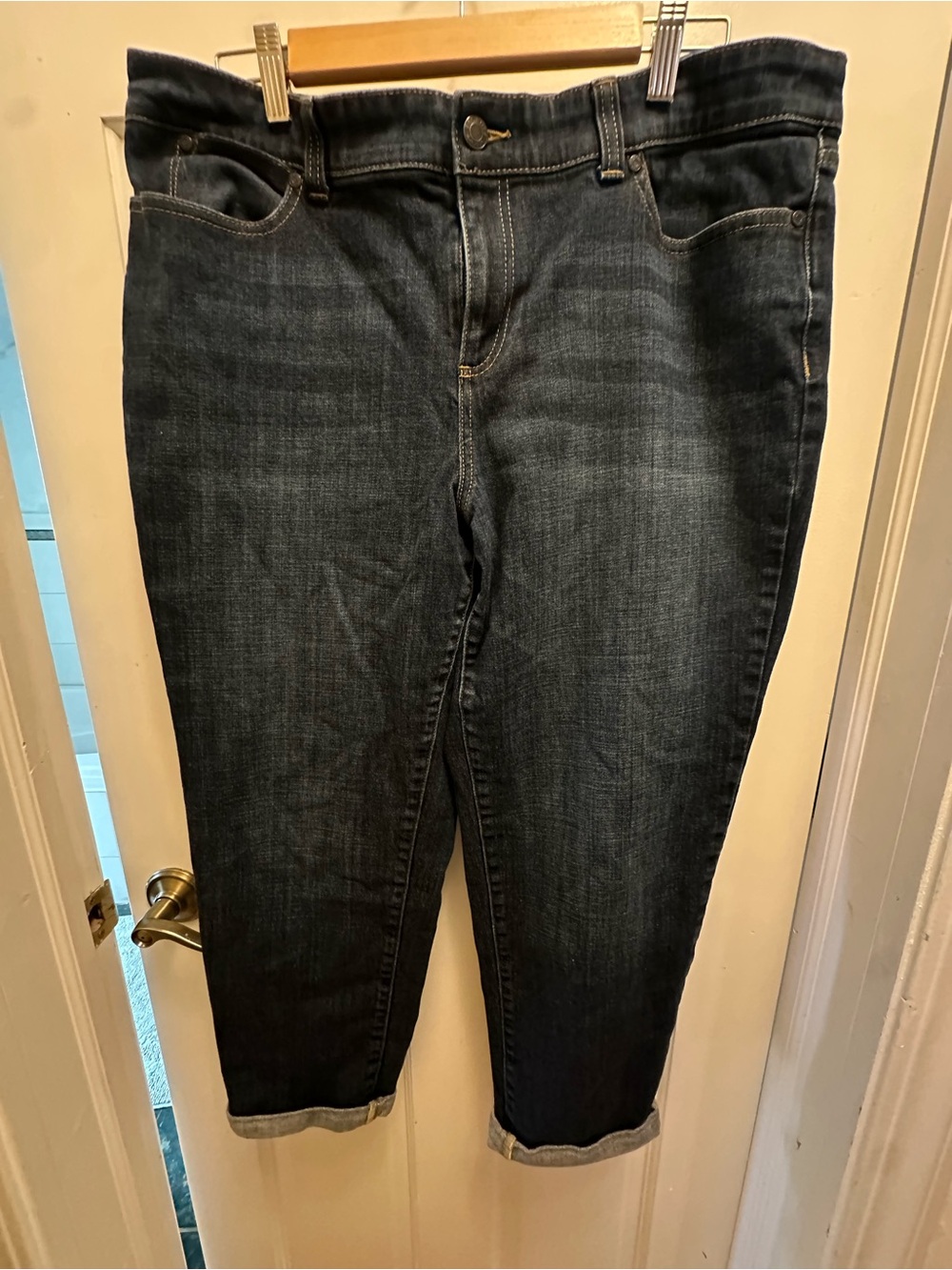 Talbots Dark Indigo Relaxed Jeans